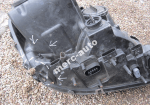 MERCEDES ml 164 xenon lewy lampa hella oryginał 3
