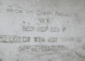 Zderzak przód przedni skoda octavia 3 iii rs 5E0807221F llu 13