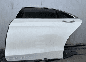 MERCEDES S 222 long drzwi tył tylne  zamek lewe  keyless klamka biała   perła 799 3