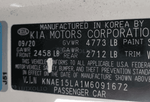 Kia stinger 2,0 t-gdi G4KL silnik kompletny 4