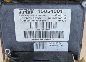 Peugeot 407 pompa sterownik ABS ESP EBC440 15710605  9651857880 11