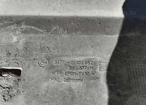 Nakładka progu próg Bmw 3 E90 lift 7202652 9