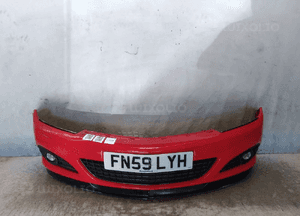 Zderzak przód przedni opel astra h 3 iii gtc Y547 czerwony halogeny 1