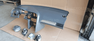 Konsola poduszki pasy AIRBAG  sensor zestaw naprawczy Audi A6 C6 Szara 4