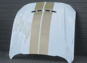Maska pokrywa silnika ford mustang shelby vi lift gt laminat 2017-2023 4