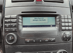 Mercedes A W169 radio fabryczne CD Navi nawigacja A1698204089 1