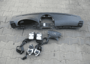 Konsola deska poduszki air bag mercedes e-klasa W211 lift 2006-2009 1