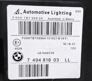 BMW X5 G05 X6 G06 LAMPA PRZEDNIA Prawa LED LASER 7494818 8
