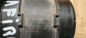 Przepływomierz powietrza Opel Zafira C 2.0 CDTI 55562426 0281002912 5