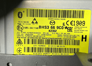 MAZDA 3 BM WYŚWIETLACZ NAWIGACJI EKRAN BHP1611JOD BHS3669C0K 7