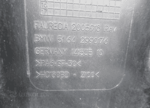 Pas wzmocnienie czołowe belka przednia przód bmw X1 E84 5164-2990176 2009-2015 7