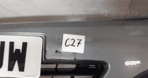 Zderzak przód przedni opel astra h 3 iii gtc Z155 szary halogeny 2