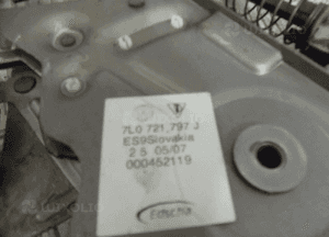 Audi Q7 4L mechanizm pedał hamulca 7L0721797J 4