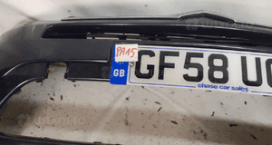 Zderzak przód przedni do citroen C4 grand picasso kenc szary grafitowy halogeny 2