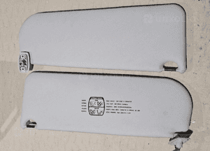 Peugeot 807 Citroen C8 osłona przeciwsłoneczna prawa lewa słonecznik 2