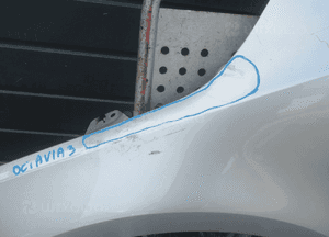 Błotnik przedni przód lewy skoda octavia iii 3 2012-2016 12