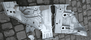 Toyota Yaris II 06-11 podłużnica ćwiartka przód przednia d praw lewa 5