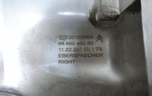 KOŃCOWKA WYDECHU PRAWA CITROEN C5 X7 9686046080 5
