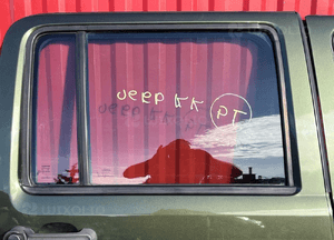 Jeep cherokee liberty kk szyba drzwi prawy tył oryginał 5