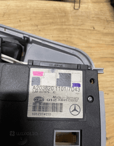 MERCEDES C 203 panel dekor popielniczka drewno roletka 14