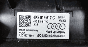 Head up wyświetlacz audi A6 C8 2018- 4K2919617C 5