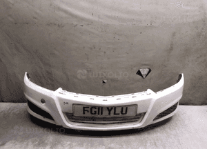 Zderzak przód przedni opel astra h 3 iii lift fl Z474 biały 1