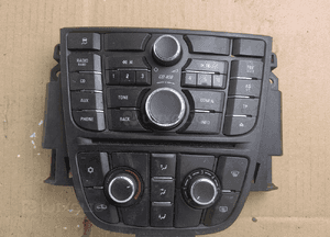Panel sterowania klimatyzacji radio CD400 delphi opel astra j iv 4 1