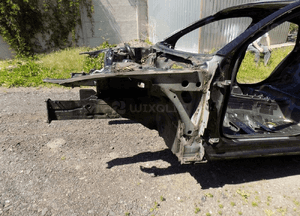 Audi A6 C7 ćwiartka słupek podłużnica lewa przód LZ9Y 2