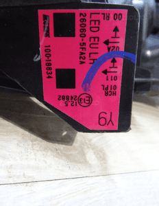 Lampa przód lewa full led nissan micra K14 11
