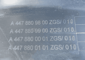 Zderzak przód przedni mercedes vito A447 W447 2014-2019 rok 14
