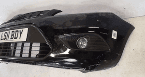 Zderzak przód przedni do ford focus MK2 ii lift fl grill F3 czarny halogeny 2