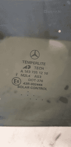Szyba prawy tył tylna prawa Mercedes ML W163 AS3 A1637351210 4