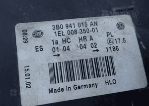 Lampa lewy przód vw passat B5 fl europa 3B0941015AN dostępne 2 sztuki 5