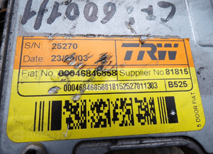 Fiat stilo wspomaganie elektryczne kolumna oryginał 00046846858 2