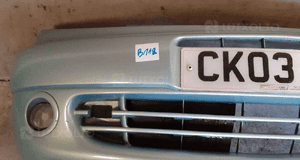 Zderzak przód przedni citroen xsara picasso błękitny morski halogeny 2