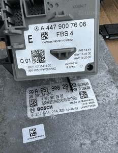Mercedes 2,2 cdi sterownik silnika komputer  om 651 stacyjka kluczyk 3
