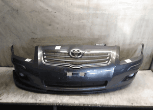 Zderzak przód przedni do toyota avensis T25 lift fl 1G3 szary grafitowy halogeny 1