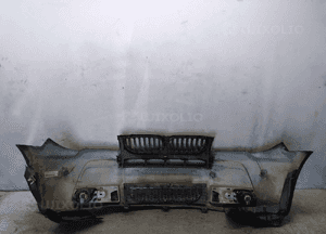 Zderzak przód przedni bmw E83 X3 m pakiet ///m mysticblau niebieski pdc czujniki halogeny 7