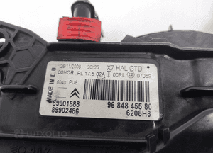 Lampa lewa przód przednia citroen C5 iii X7 9684845580 2008- europa 10