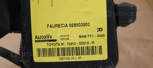 Poduszka fotela pasażera prawa AIRBAG Toyota Yaris 73910-0D010-H 5