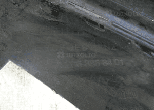 Mercedes 206 A206 amg 206 cały zderzak przedni 6