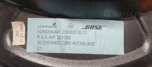 Głośnik basowy BOSE Mercedes CLK W209 2098200002 5