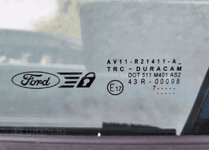 DRZWI lewy lewe przód przednie Ford B-Max BMax OD niebieskie 12- 4