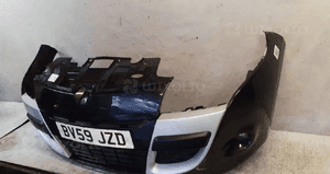Zderzak przód przedni renault megane 3 iii halogeny czarny NV676 3