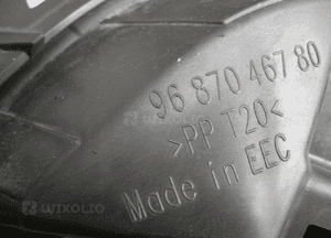 Citroen DS5 ślizg zderzaka lewy tył 9687046780 3