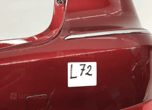 Zderzak tył tylny mercedes benz a klasa W169 lift fl avantgarde 597 bordo bordowy 2
