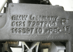 Bmw 1 F20 klamka drzwi wspornik prawa przód 668 eu 5