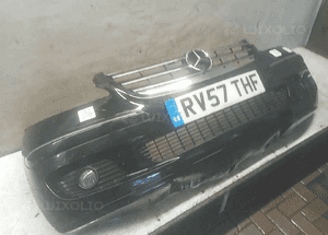 Zderzak przód mercedes W169 04-08r grill czarny 191 3