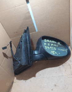 LUSTERKO PRAWE PRAWY PRAWA  891/B CZARNY CZARNE  5 PIN FIAT BRAVO MK2,2,II 4