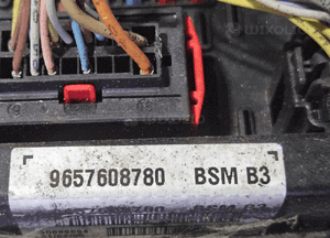 Peugeot 307 807 Citroen C8 modul sterownik  BSM B3 9657608780 2